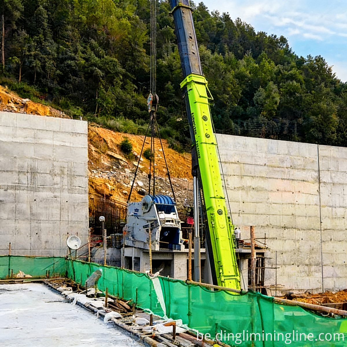 Поўны драбільны завод пяску і запаўняльнікаў Complete Sand & Aggregate Crushing Plant